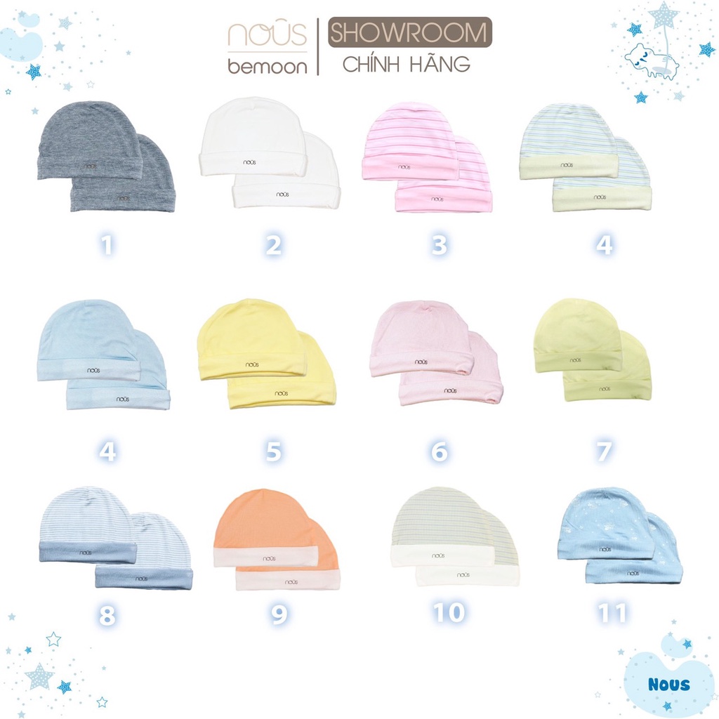 Set 2 đôi bao tay + 2 đôi bao chân hoặc set 2 mũ Nous petit