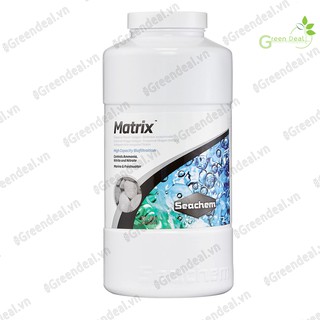 [Tem Sicavi] SEACHEM - Matrix (Hộp 1 Lít) | Vật liệu lọc nước hồ cá biển, hồ cá thủy sinh