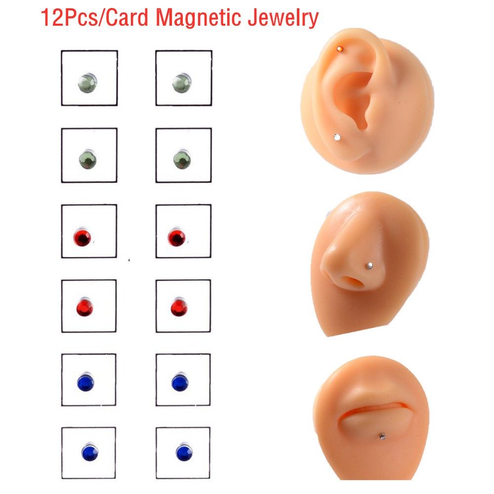 Khuyên Xỏ Mũi / Môi / Tai Từ Tính Thời Trang