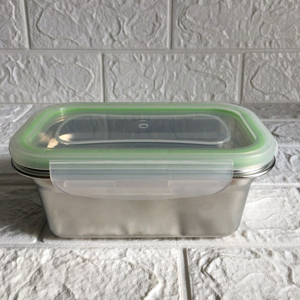 Khay inox đựng thực phẩm lưu trữ kho đông lạnh, có nắp. Dung tích từ 600ml -7000ml | BigBuy360 - bigbuy360.vn