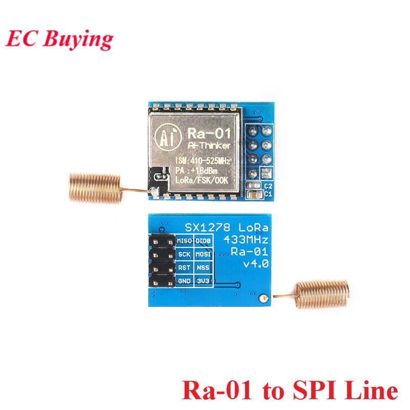 Mô đun thông minh Sx1278 Ra-01Ra-02 Lora 433mhz / Spi Dip Ra-01 Ra-02 tiện dụng