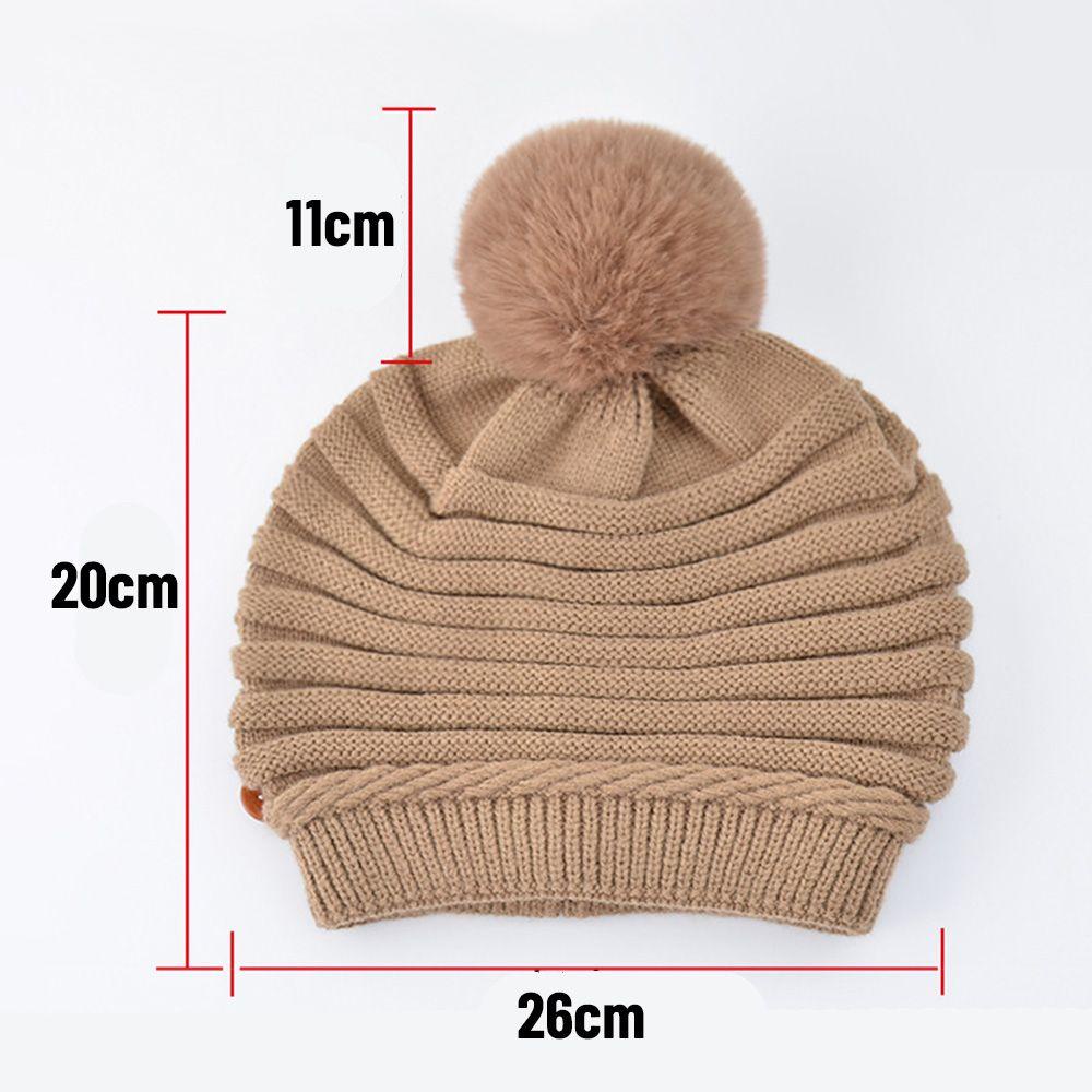 Yve Mũ Beanie Dệt Kim Co Giãn Màu Trơn Thời Trang Cho Nam / Nữ