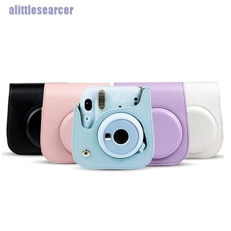 Túi Da Đựng Máy Ảnh Instax Mini 11 Kèm Dây Đeo Vai