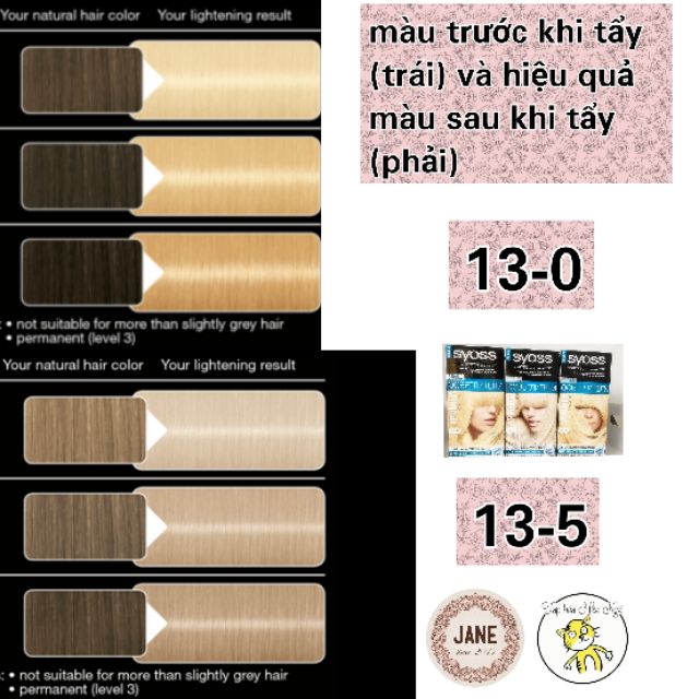 [SẴN] Thuốc tẩy tóc Syoss Lighteners kem 13-0 và 13-5 | BigBuy360 - bigbuy360.vn