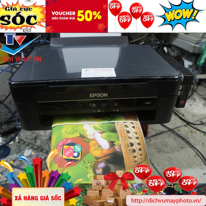 Máy in phun màu đa năng Epson L360 L385 L220