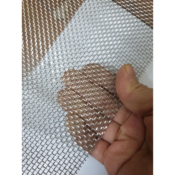 LƯỚI ĐAN INOX 304  : ô 2mm - sợi 0,4mm