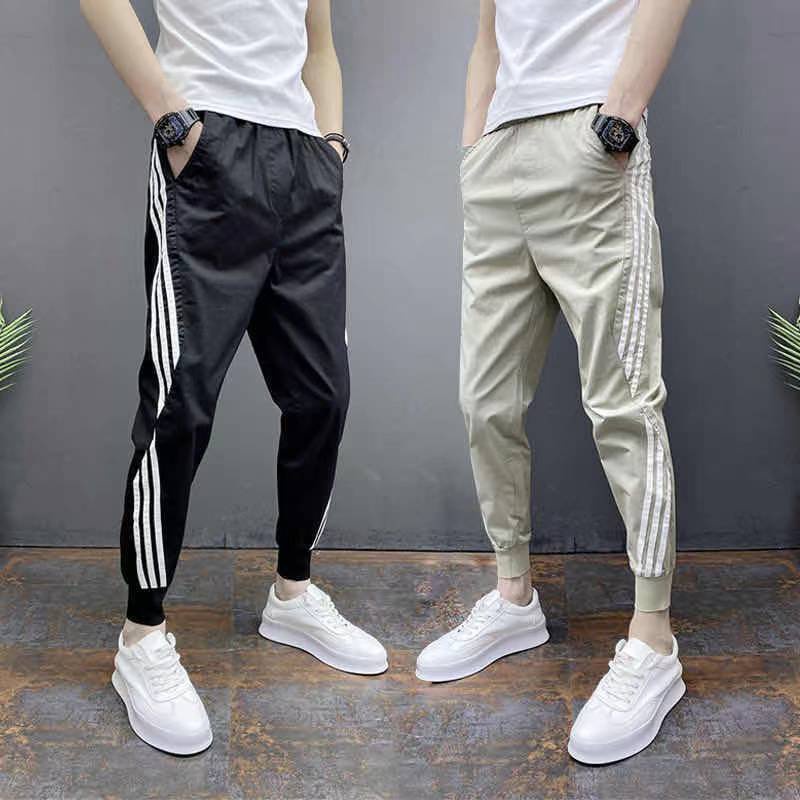 Hàng Mới Quần Cắt Xén Dáng Ôm Phong Cách Hàn Quốc Dễ Phối Đồ Thời Trang Mùa Hè Cho Nam