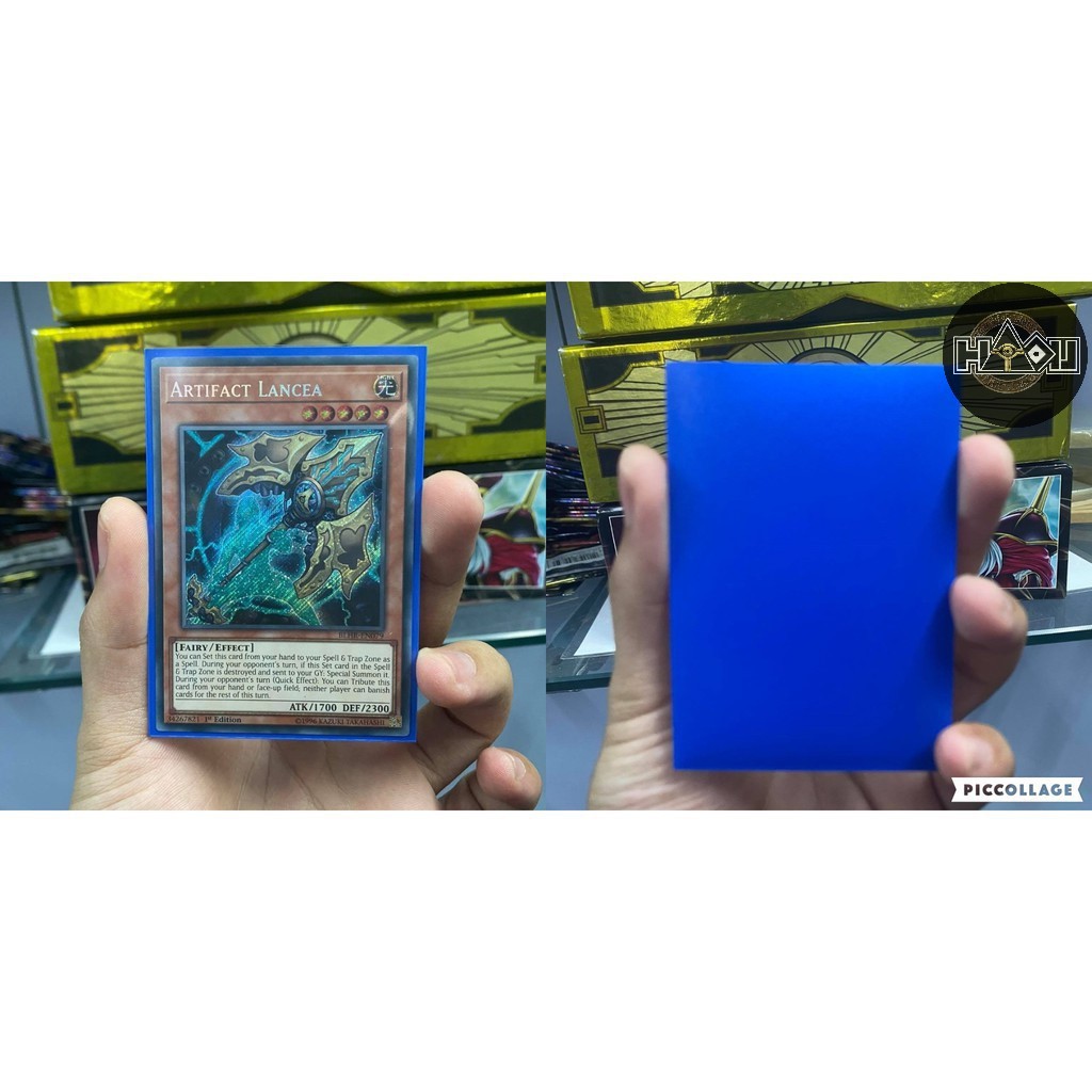 [Phụ Kiện Yu-Gi-Oh] Sleeves Bọc Bài Yugioh 60 cái Size 6.2 x 8.9 cm - Chuẩn Chính Hãng