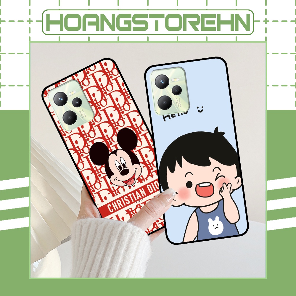 Ốp Realme C35 / Narzo 50A Prime in hình mickey, hổ, kingtiger siêu rẻ T19 - T24