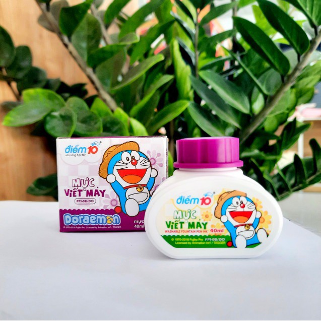 MỰC VIẾT MÁY DORAEMON TÍM CHO HỌC SINH