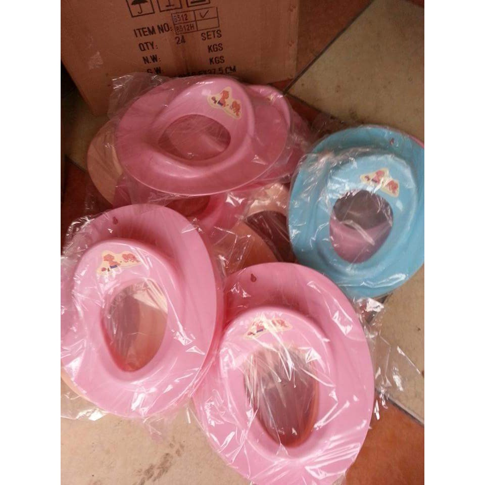 Bệ thu nhỏ bồn cầu cho bé nhựa Việt Nhật, bệ xí thu nhỏ bồn cầu giúp bé ngồi an toàn thoải mái