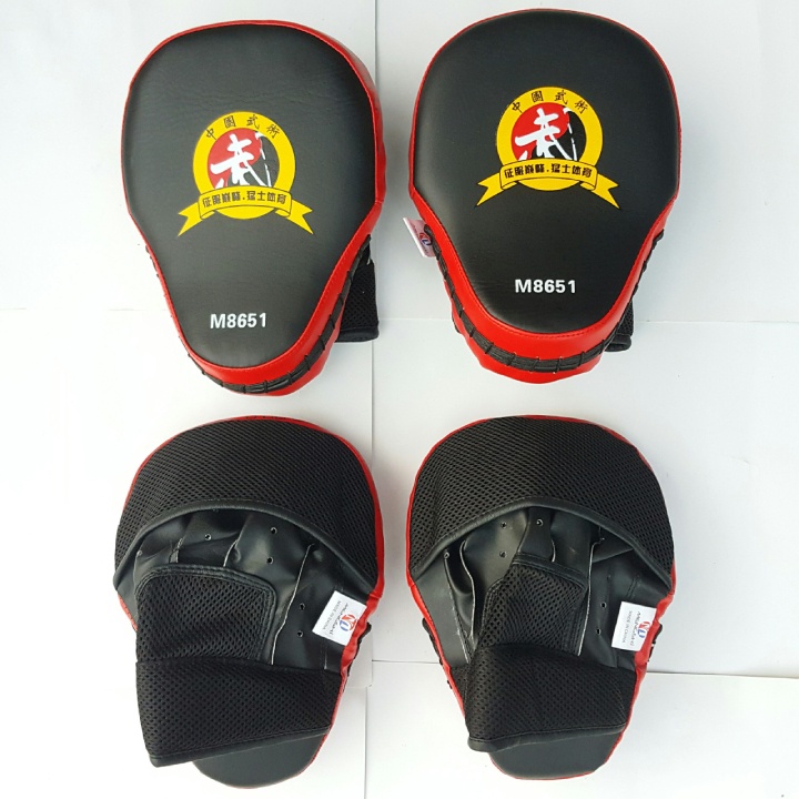 Combo 02 Đích đấm boxing Bàn Tay Walon W8522 + Găng Tay MMA Hở Ngón Walon Chính Hãng