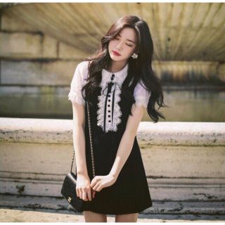 Váy đen xòe (kèm ảnh thật)_ Đầm đen dáng xòe