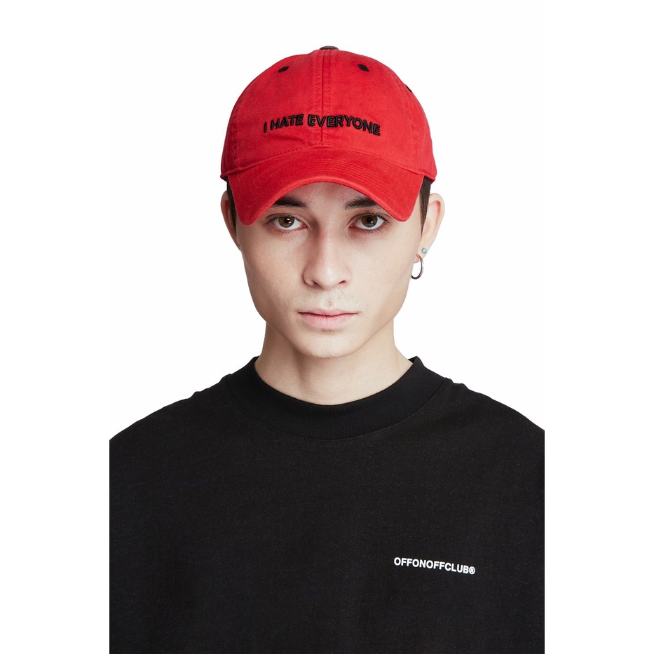 Nón I HATE EVERYONE CAP/RED