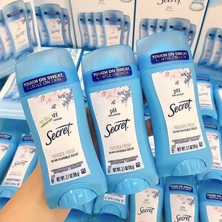 Lăn khử mùi sáp Secret pH Balanced Powder Fresh Invisible Solid 59g
