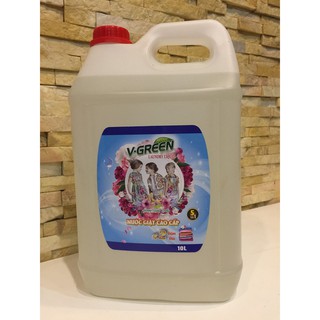 NƯỚC GIẶT VGREEN HỮU CƠ CAN 10 LÍT