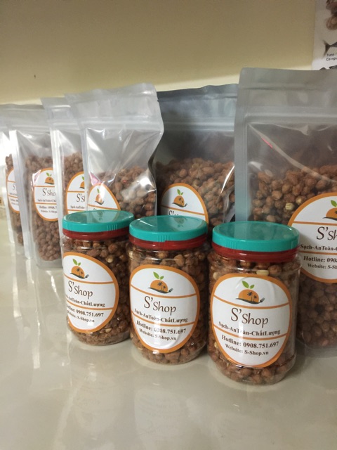Đậu phọng chấy muối tỏi 500g