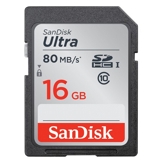 Thẻ nhớ SD Ultra 16GB tốc độ 80MB