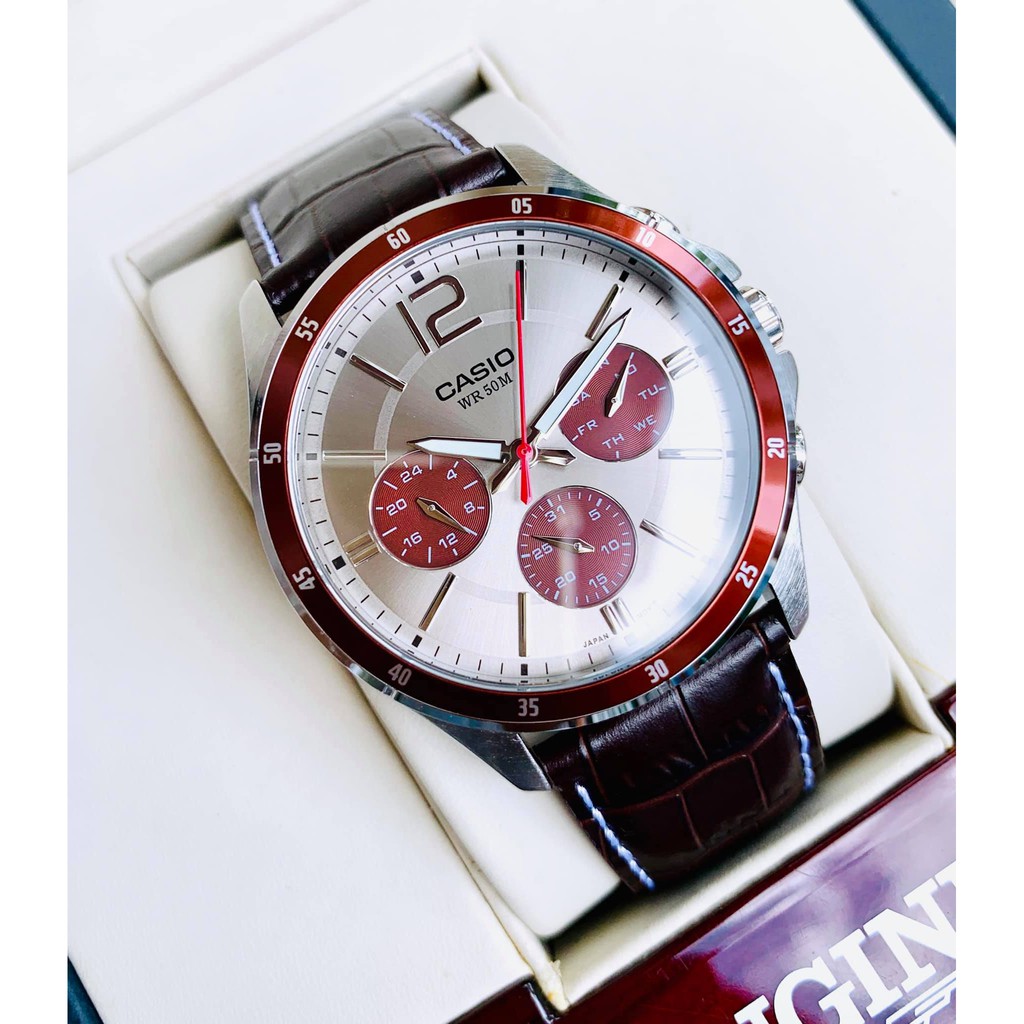 Đồng hồ nam Casio MTP-1374L-7A1V chính hãng - Chống nước , bảo hành 12 tháng