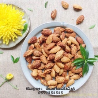 Hạnh nhân rang bơ- vỏ siêu mỏng tách bằng tay được