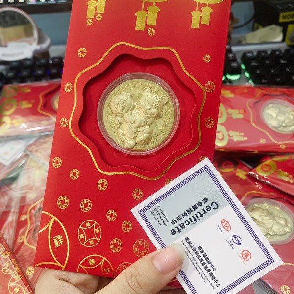 Bao lì xì đỏ Hổ Vàng Nhầm Dần