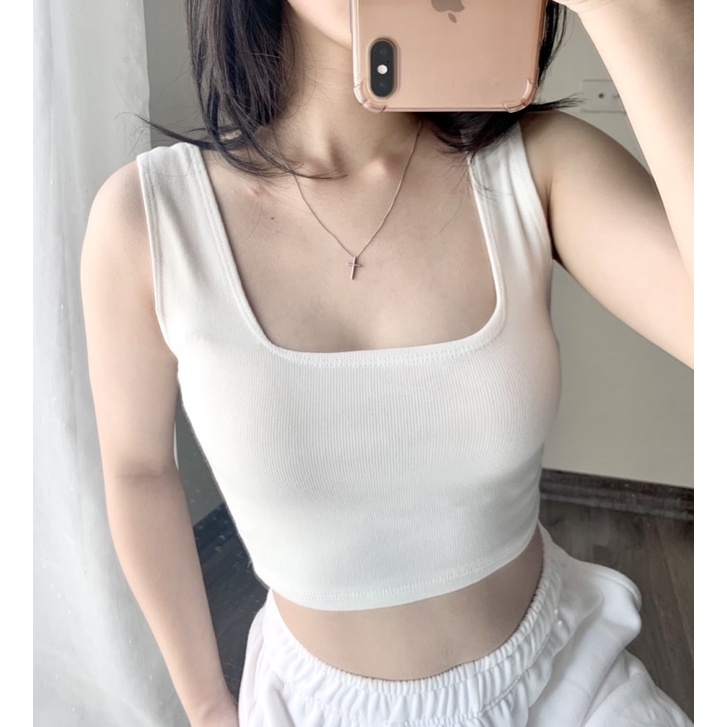 Áo 3 Lỗ Croptop Nữ, Áo Thun Chất Borip Không Tay Freesize IRISVIEL | BigBuy360 - bigbuy360.vn