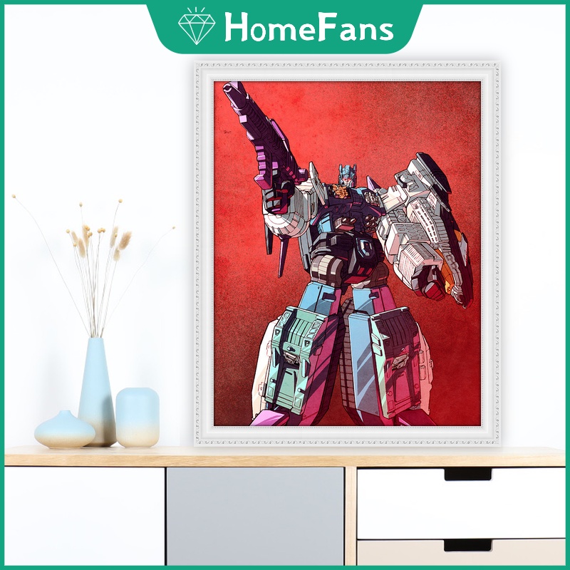 Bộ Dụng Cụ Làm Tranh Đính Đá 5D Họa Tiết GUNDAM Độc Đáo Kích Thước 40x50cm DIY Dùng Trang Trí Nhà Cửa