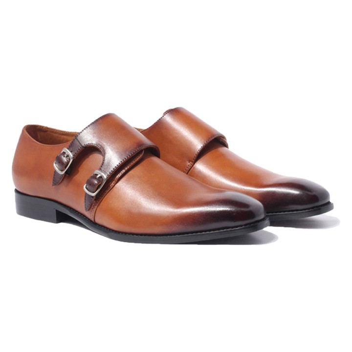 Giày Tây Nam Da Bò ITALIA Double Monk Strap Banuli H1DS2M0