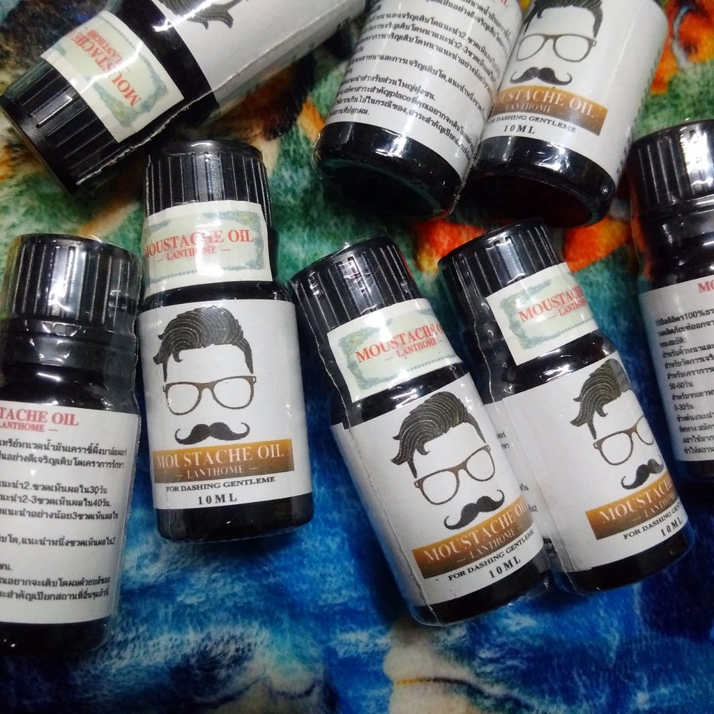 [Sỉ-Rẻ] Dung Dịch Mọc Râu Moustache Oil Thái Lan có tem [Lẻ-Sỉ]