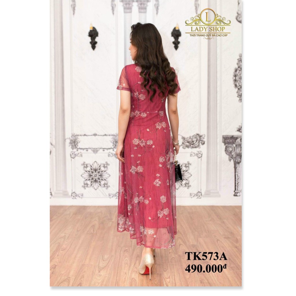 ĐẦM XOÈ HOA DỰ TIỆC NỮ SIÊU SANG TRỌNG , TÔN DÁNG CHO CHỊ EM