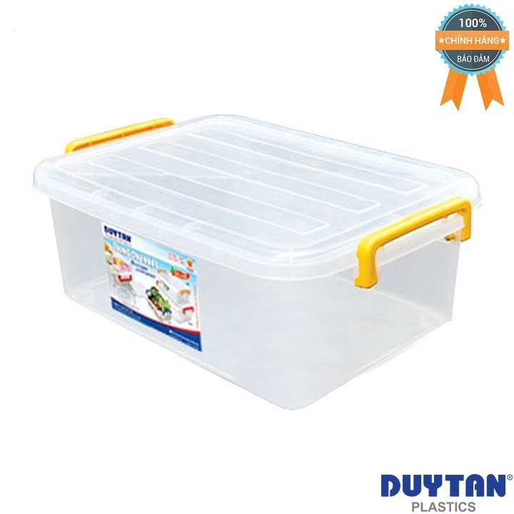 Thùng Nhựa Duy Tân Trong Suốt 10 Lít (43 x 28 x 15 cm) No.H115