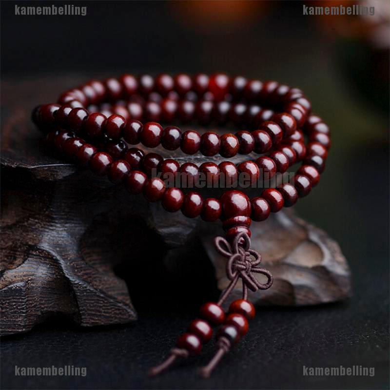 Chuỗi 108 Hạt Gỗ Đàn Hương Kiểu Phật Giáo