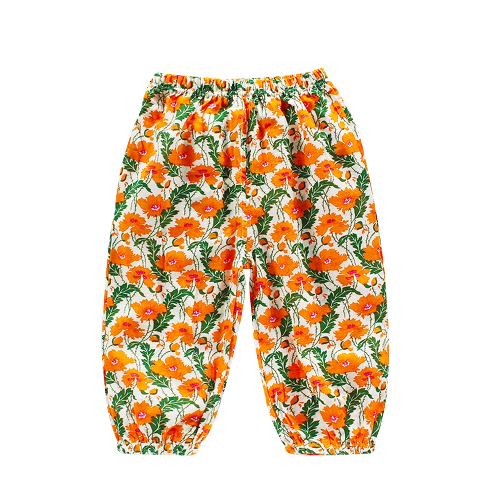 Quần lửng lưng vừa dáng rộng in họa tiết dễ thương thoáng khí thời trang mùa hè cho bé trai 1-6 tuổi