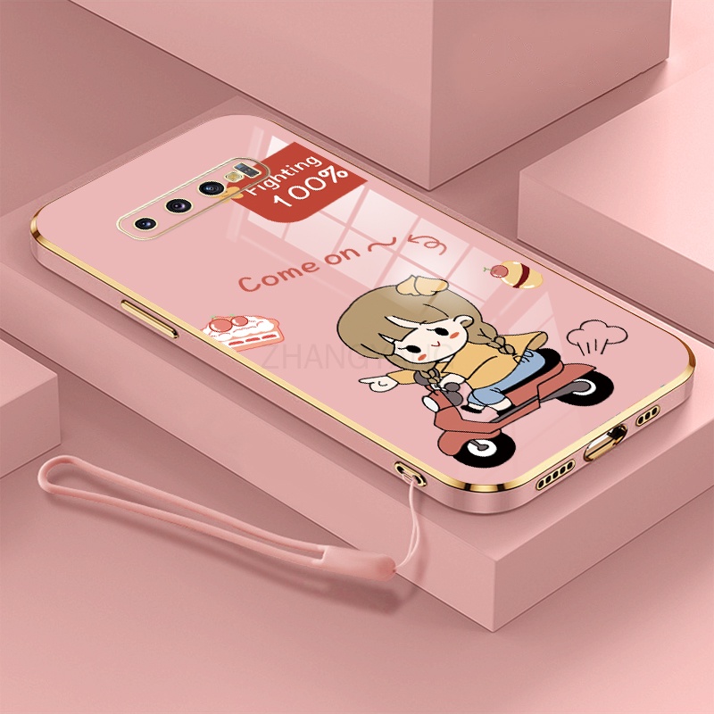 Ốp ĐiệN ThoạI KiểU Mạ Cho Samsung s10 s10 plus s20 fe s20 plus s21 fe s22 s22 ultra