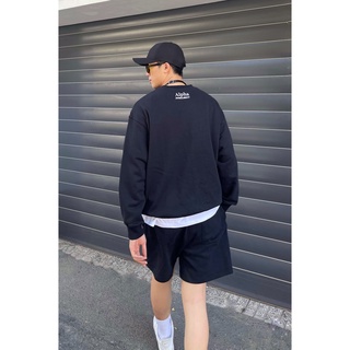 Áo Dài Tay Đen Sweater Alpha Project