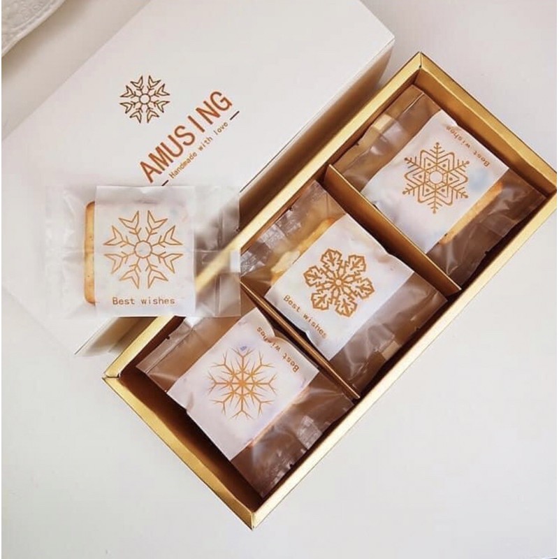 Túi đựng bánh quy các hình 7x10cm mẫu 3 (100c)