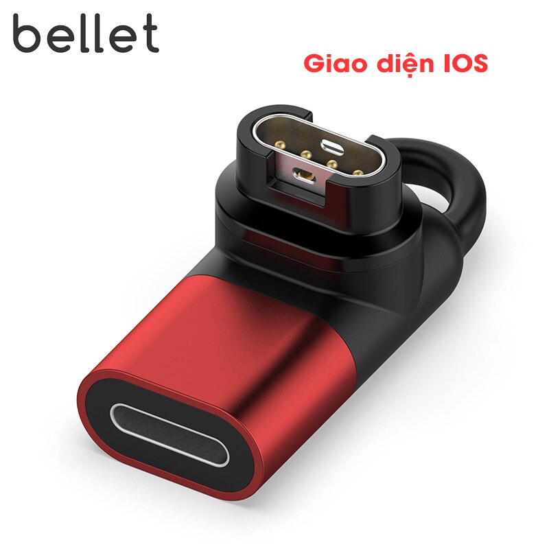 Bộ sạc chuyển đổi loại C/Micro-USB/iphone dành cho garmin fenix7 6 5/ venu 2/ vivoactive 3/ vivoactive 4/Instinct/Epix