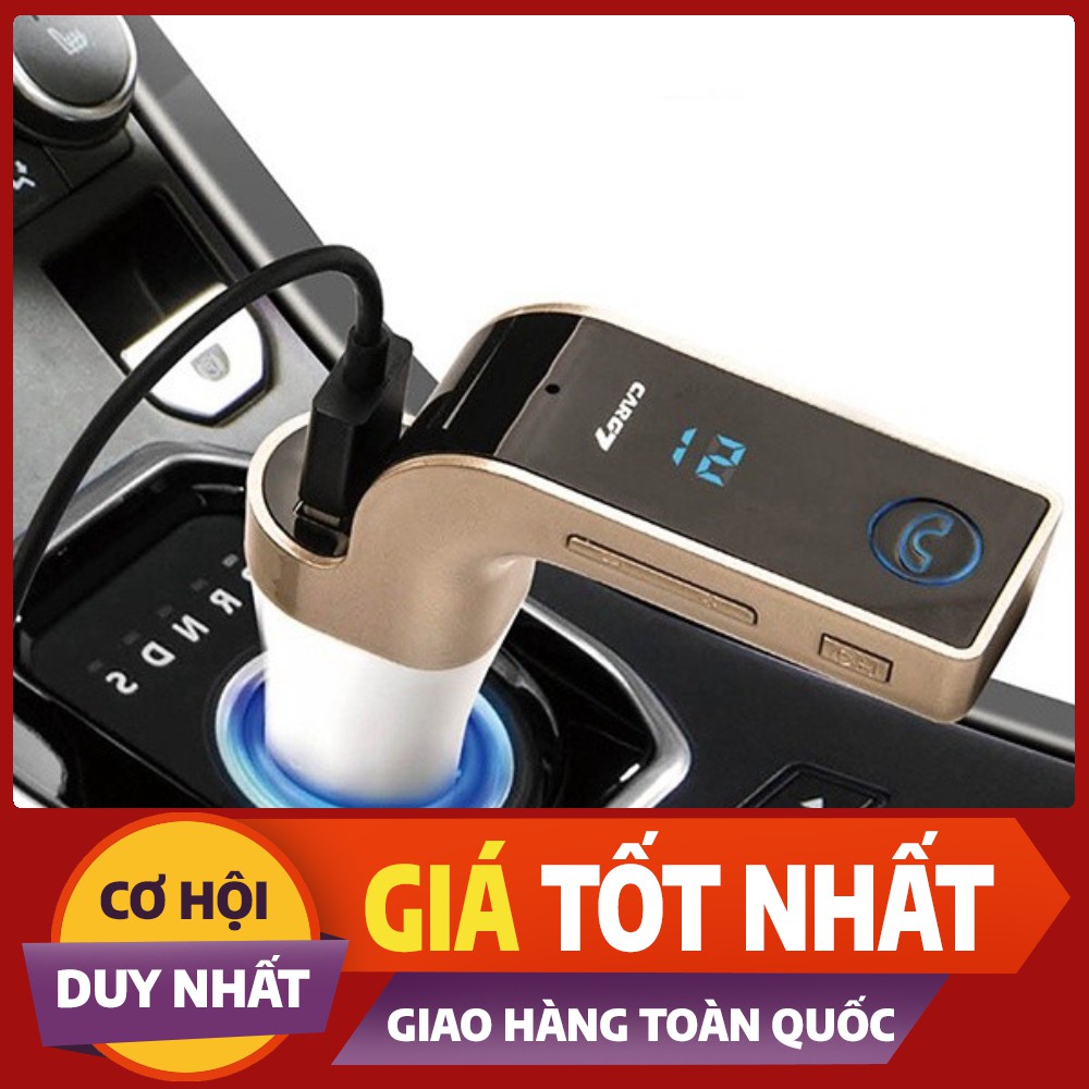 Tẩu phát nhạc bluetooth trên ô tô