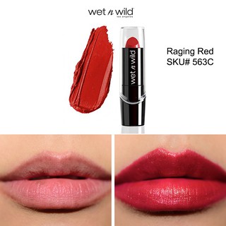 [Chính Hãng] Son Lì Mịn Môi Wet n Wild Silk Finish Lipstick Đỏ Đậm Raging Red