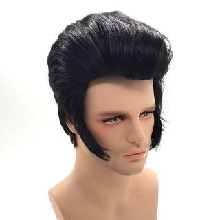 Tóc Giả Ngắn Bằng Sợi Tổng Hợp Hóa Trang Elvis Presley