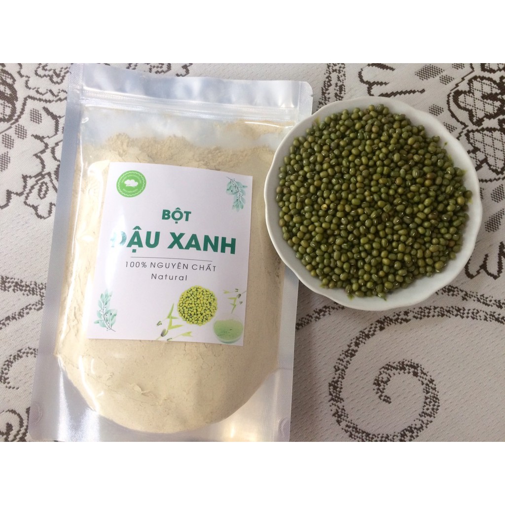 Bột đậu xanh rang thơm mát gan, bổ sung sắt, vitamin cho cơ thể, đắp mặt đẹp da (500gram-1kg)