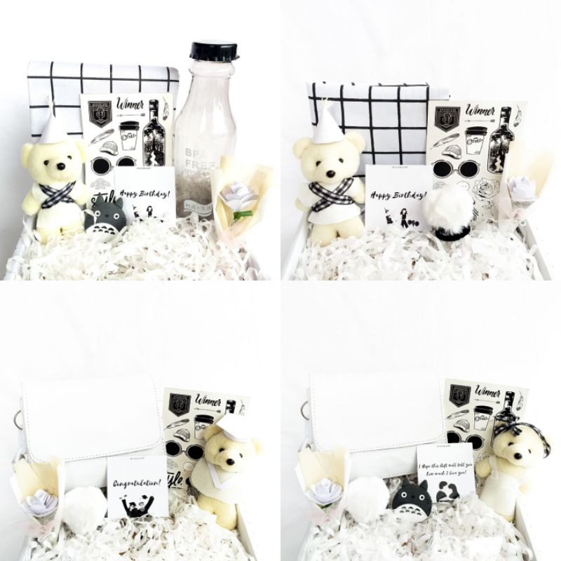 Hộp Đựng Quà Tốt Nghiệp Cho Bé Gái / Sinh Nhật/ Kỷ Niệm Màu Trắng Phiên Bản Màu Trắng