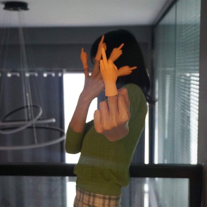 ĐỒ CHƠI ] Mô Hình Bàn Tay Mini