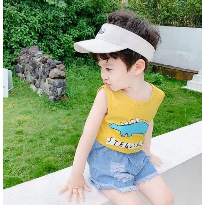 Lyvyshop - (Cotton SG chính phẩm) Áo sát nách bé trai, bé gái từ 09-25kg