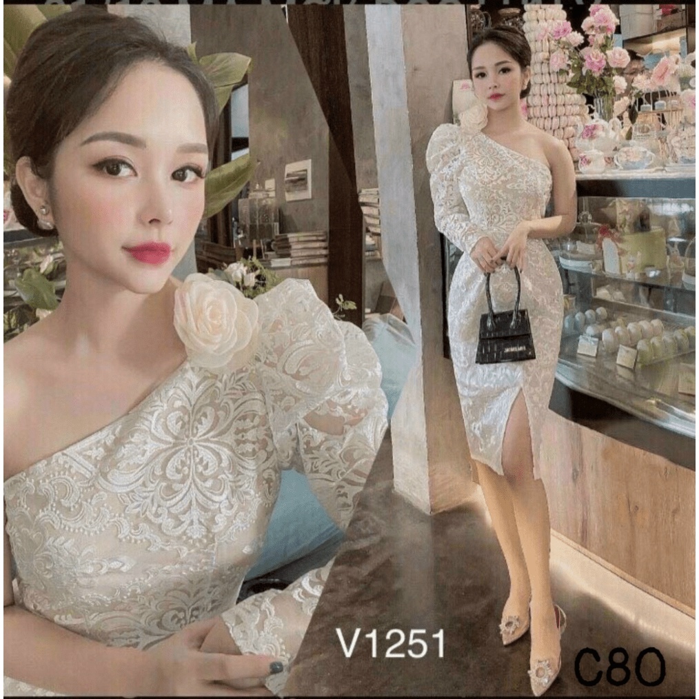 ĐẦM BODY NỮ HOA VAI CỰC SANG CHẢNH THỜI TRANG QUÝ PHÁI TÔN DÁNG XINH XỈU CHO CÁC NÀNG VALENTINA SHOP