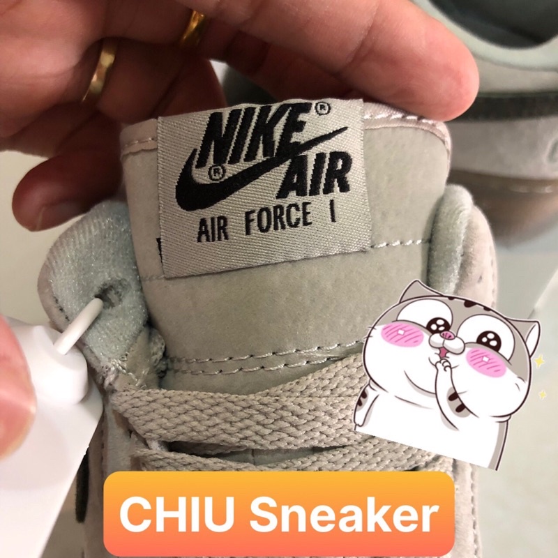Giày thể thao af1 xám full da lộn phiên bản cao cấp giày Sneaker air force 1 RC xám da lộn