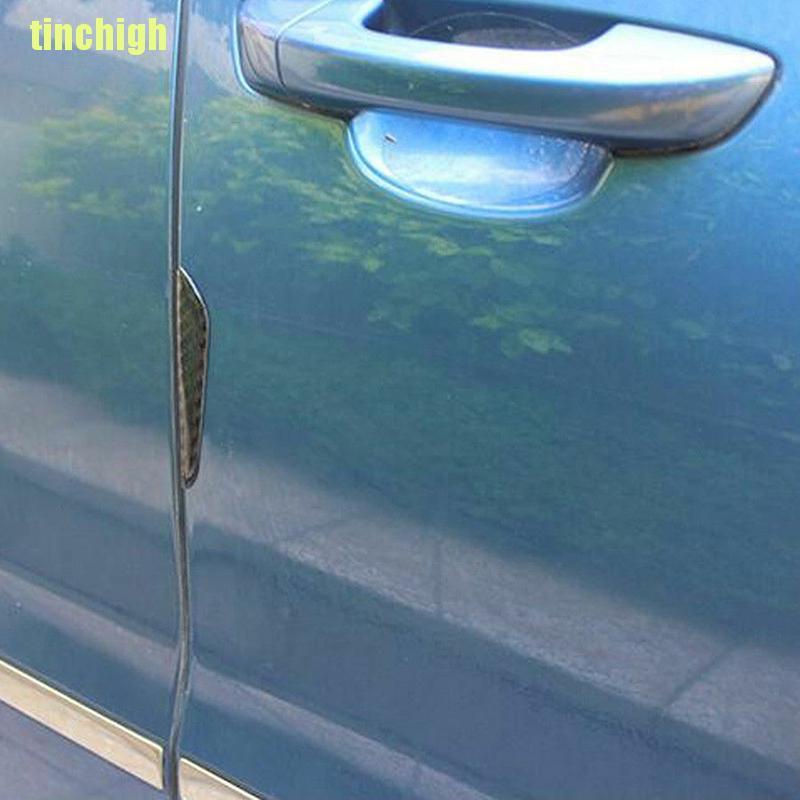 Bộ 4 Miếng Dán Viền Cửa Xe Hơi Chống Va Chạm Bằng Sợi carbon