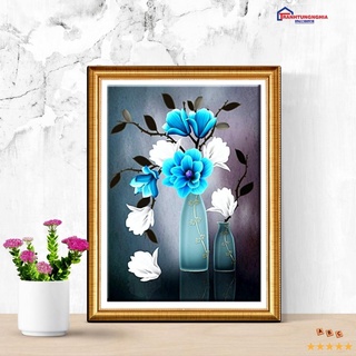 Tranh đính đá bình hoa nghệ thuật DF2563 (56cm x 75cm)