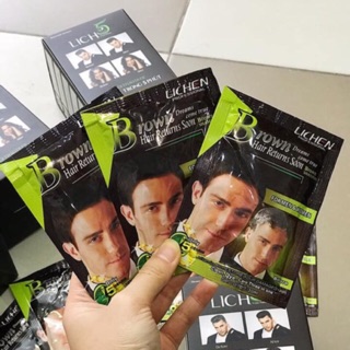 Dầu gội thảo dược nhuộm đen tóc Lich 5