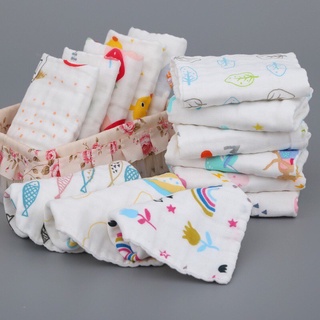 5 Khăn Sữa Xô Sợi Tre 6Lớp Siêu Thấm Loại Dày Cho Bé Sơ Sinh,Khăn Mặt Cho Bé Mầm Non Aden  Mềm Nhanh Thấm NướcCHÍNH HÃNG
